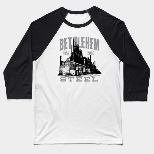 Bethlehem Steel Baseball T-Shirt by MindsparkCreative